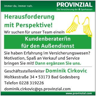 Stellenangebote Der Geschaftsstelle Dominik Cirkovic Provinzial Rheinland
