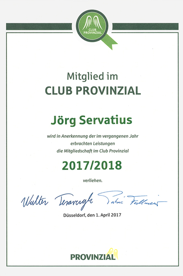 Urkunde Club 2017